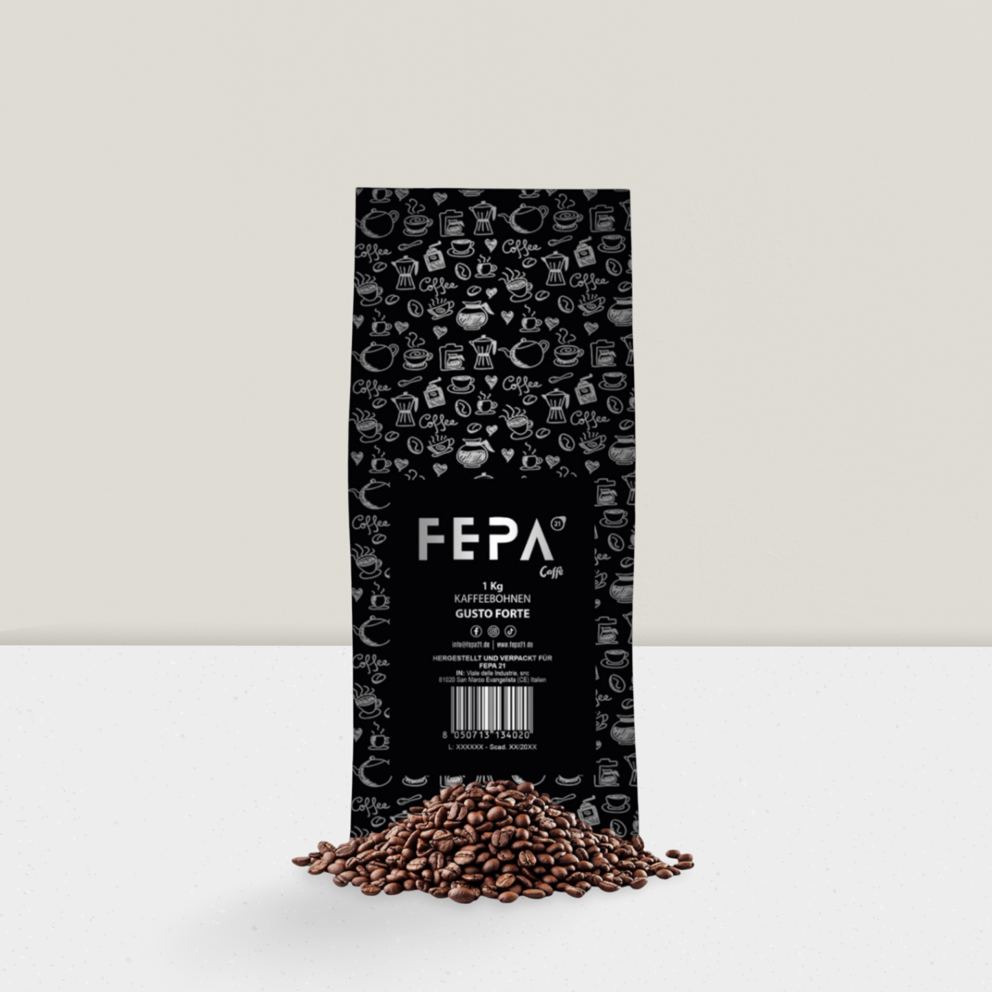 Kaffeebohnen Gusto Forte 1kg